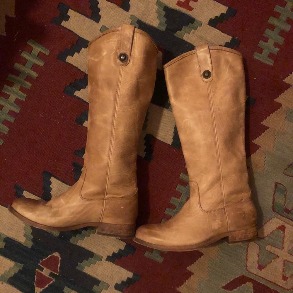 Frye tall leather boots